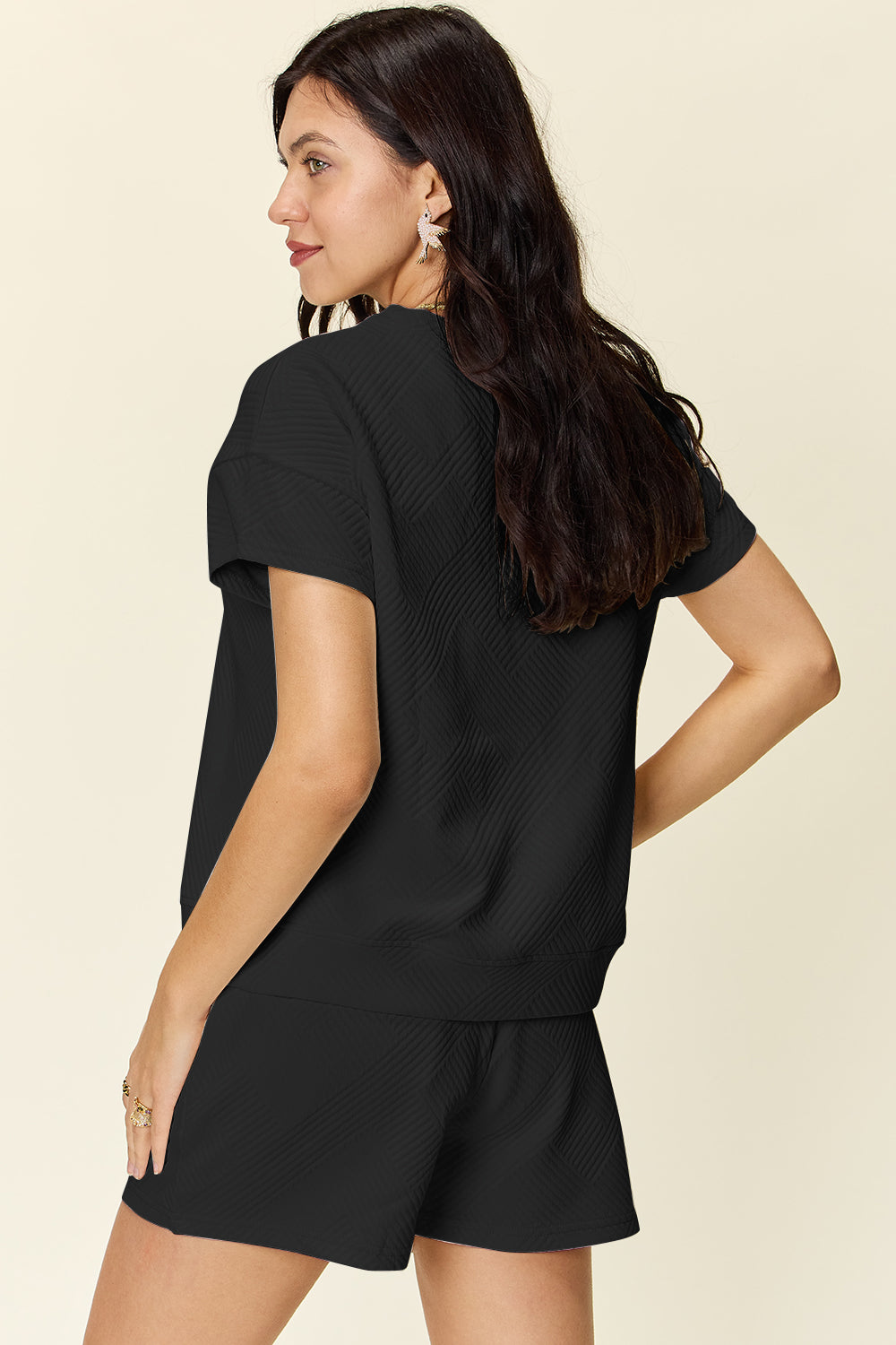 NEWYORKLISTED STYLE COLLECTION: Short Sleeve T-Shirt and Drawstring Shorts Set - NEWYORKLISTED