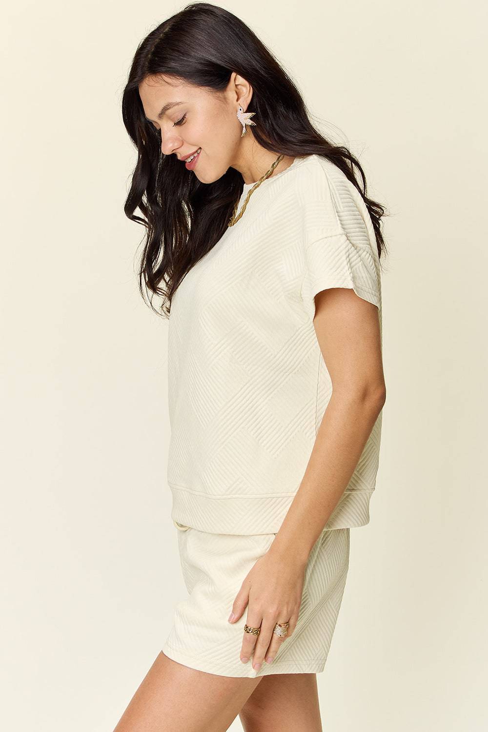 NEWYORKLISTED STYLE COLLECTION: Short Sleeve T-Shirt and Drawstring Shorts Set - NEWYORKLISTED