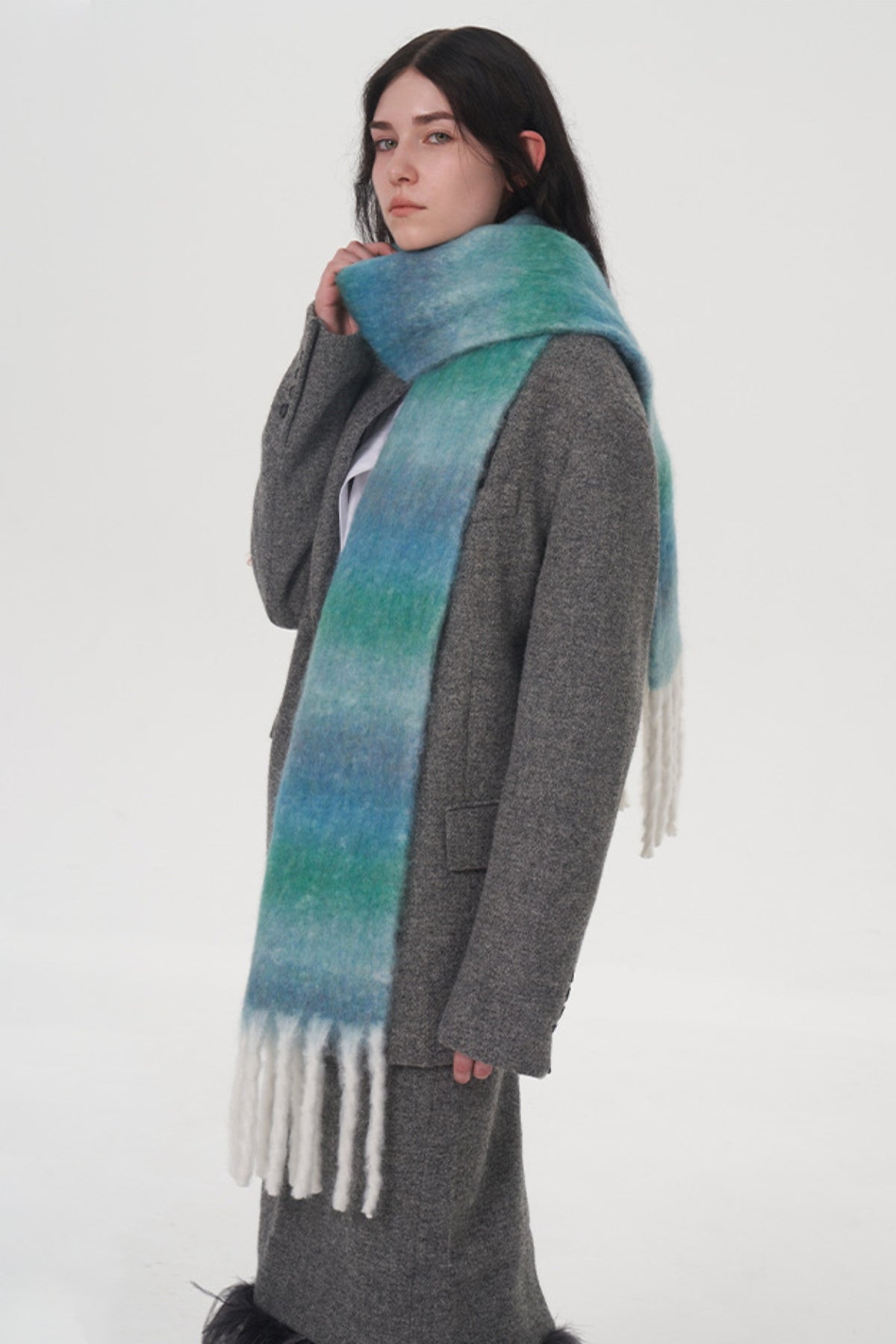 NEWYORKLISTED STYLE COLLECTION: Thermal Fringe Scarf - NEWYORKLISTED