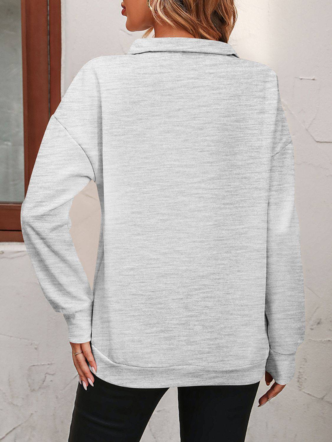 NEWYORKLISTED STYLE COLLECTION: Dropped Shoulder Sweatshirt - NEWYORKLISTED
