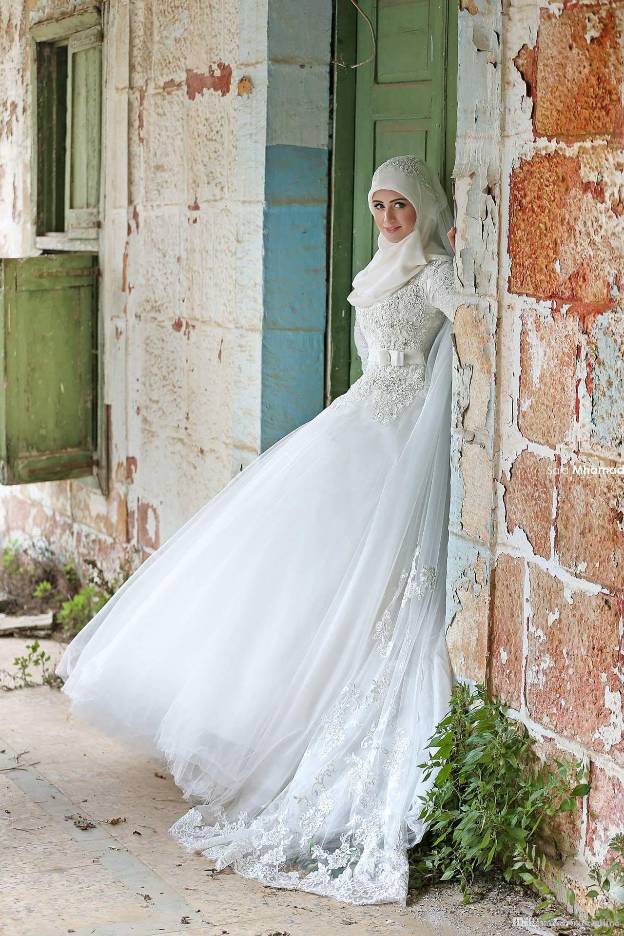 NEWYORKLISTED ELEGANT BRIDE COLLECTION: Wedding Dress Wholesale Bride  Lace Long Sleeve Custom Muslim Wedding Dresses - NEWYORKLISTED
