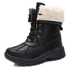 2021 Winter New Women's Leather Boots Martin Boots High Top Leather Shoes - NEWYORKLISTED