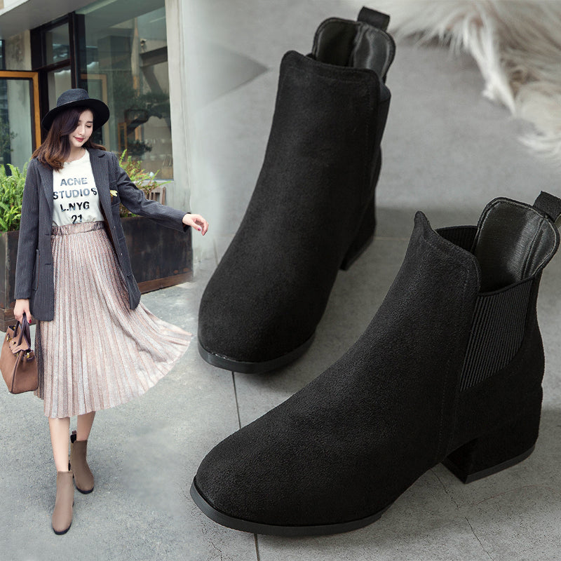 XIDISO Fashion Ladies Winter Snow Boots Ankle Genuine Cow Leather High Top Women Sneakers Boots Warm Plush Shoe Chunky Sole Boot - NEWYORKLISTED