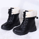 2021 Winter New Women's Leather Boots Martin Boots High Top Leather Shoes - NEWYORKLISTED