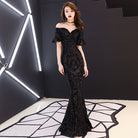 NEWYORKLISTED ELEGANT BRIDE COLLECTION: 2023 Sequin Mermaid Wedding Dress – Sexy Black or White Bridal Gown with Dramatic Silhouette - NEWYORKLISTED