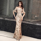NEWYORKLISTED ELEGANT BRIDE COLLECTION: 2023 Sequin Mermaid Wedding Dress – Sexy Black or White Bridal Gown with Dramatic Silhouette - NEWYORKLISTED