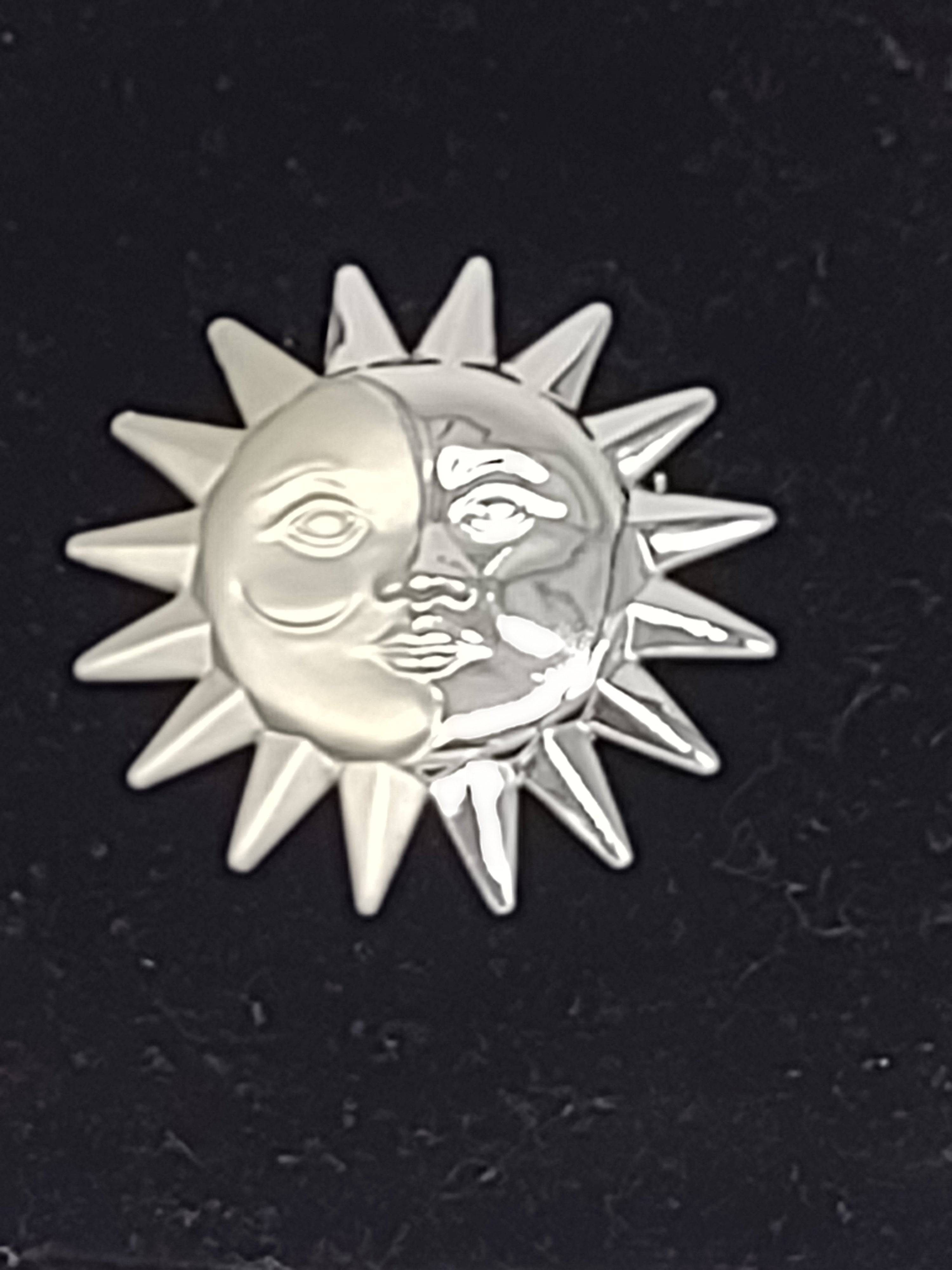 NEWYORKLISTED Sterling Silver Danecraft Sun Brooch