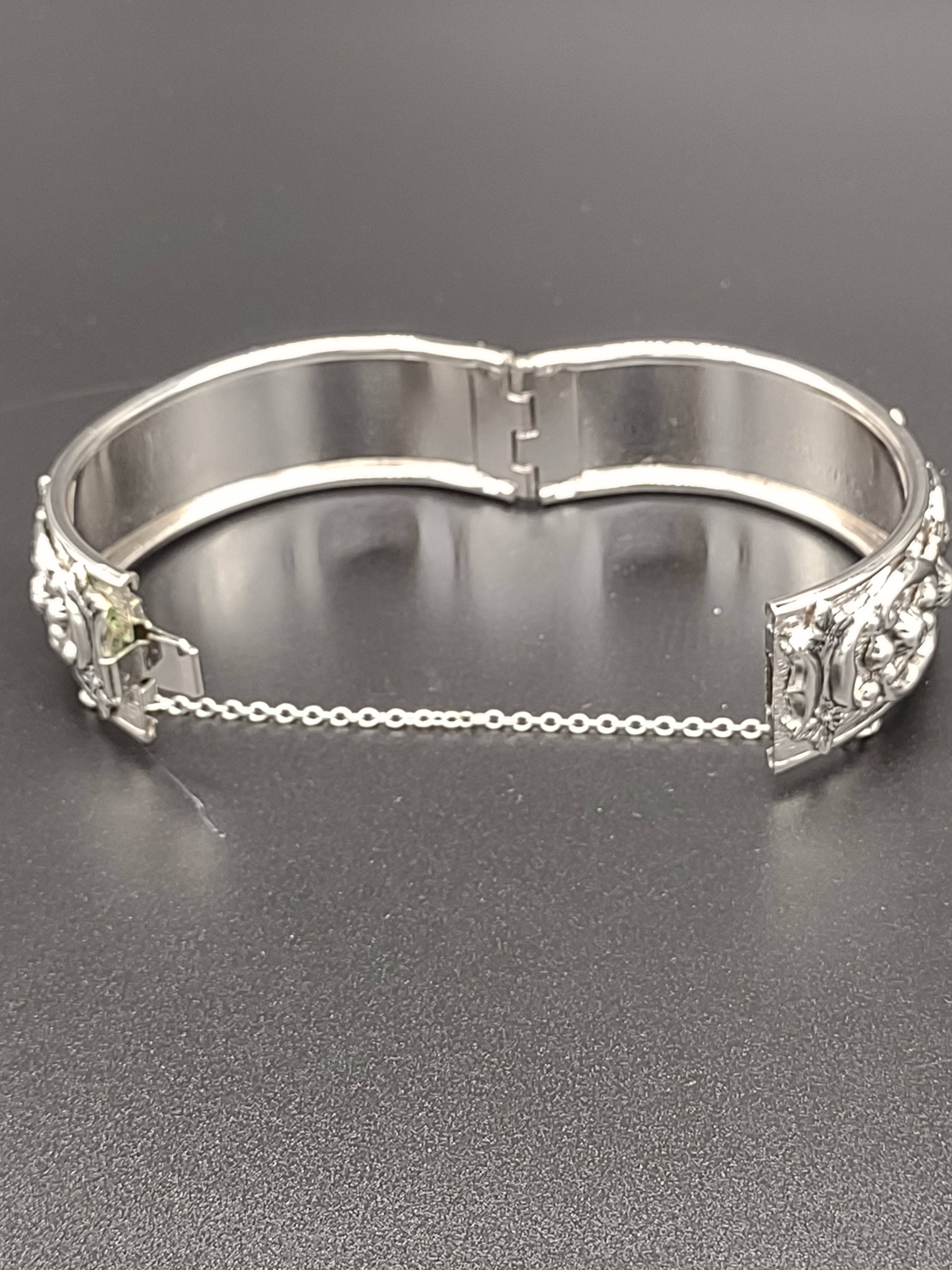 NEWYORKLISTED - Lovely Vintage Whiting & Davis Silver Tone Bracelet - NEWYORKLISTED