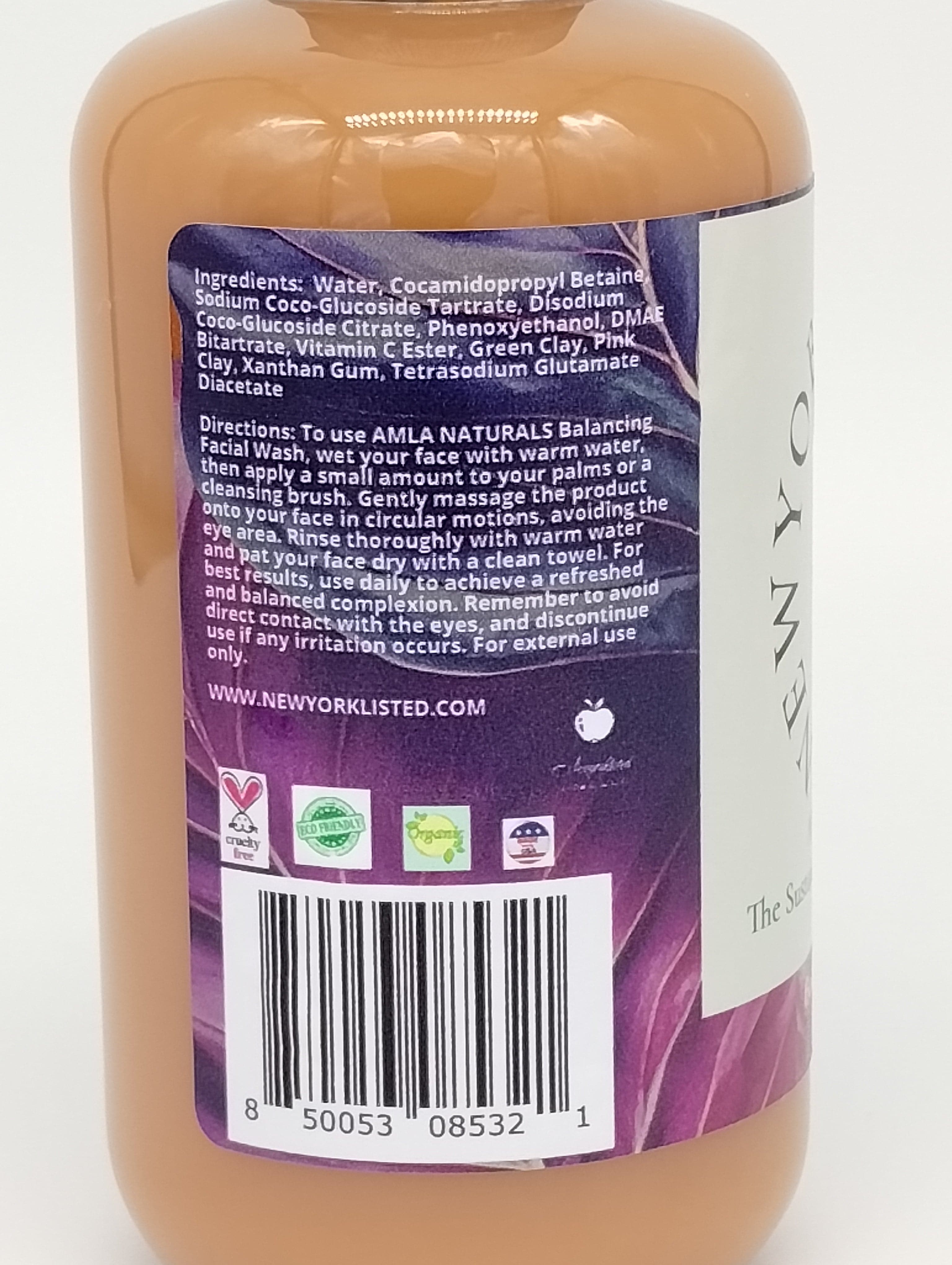 AMLA NATURALS Balancing Facial Wash - NEWYORKLISTED