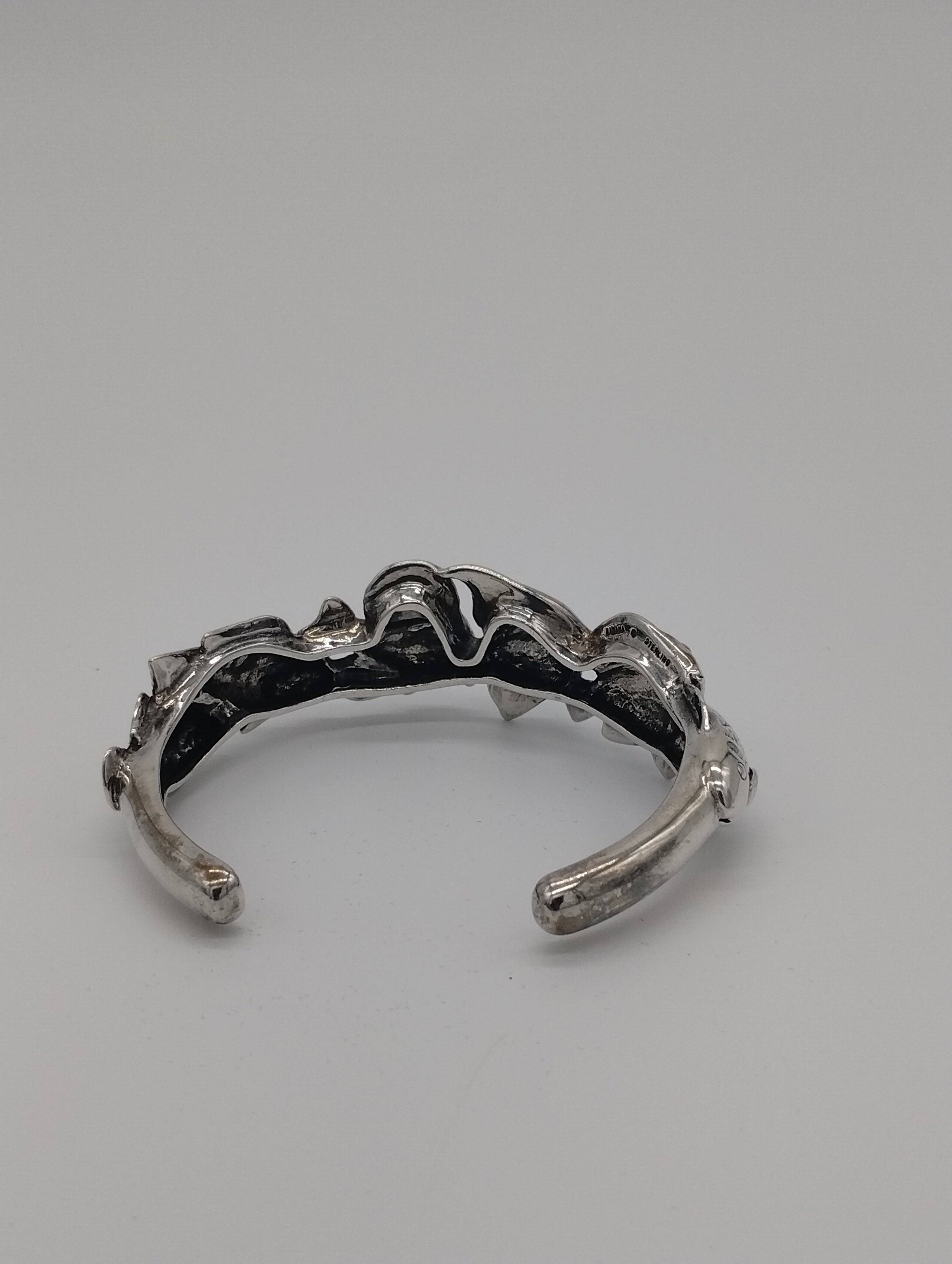 NEWYORKLISTED - Exquisite Vintage Sterling Silver Fish Bracelet! - NEWYORKLISTED