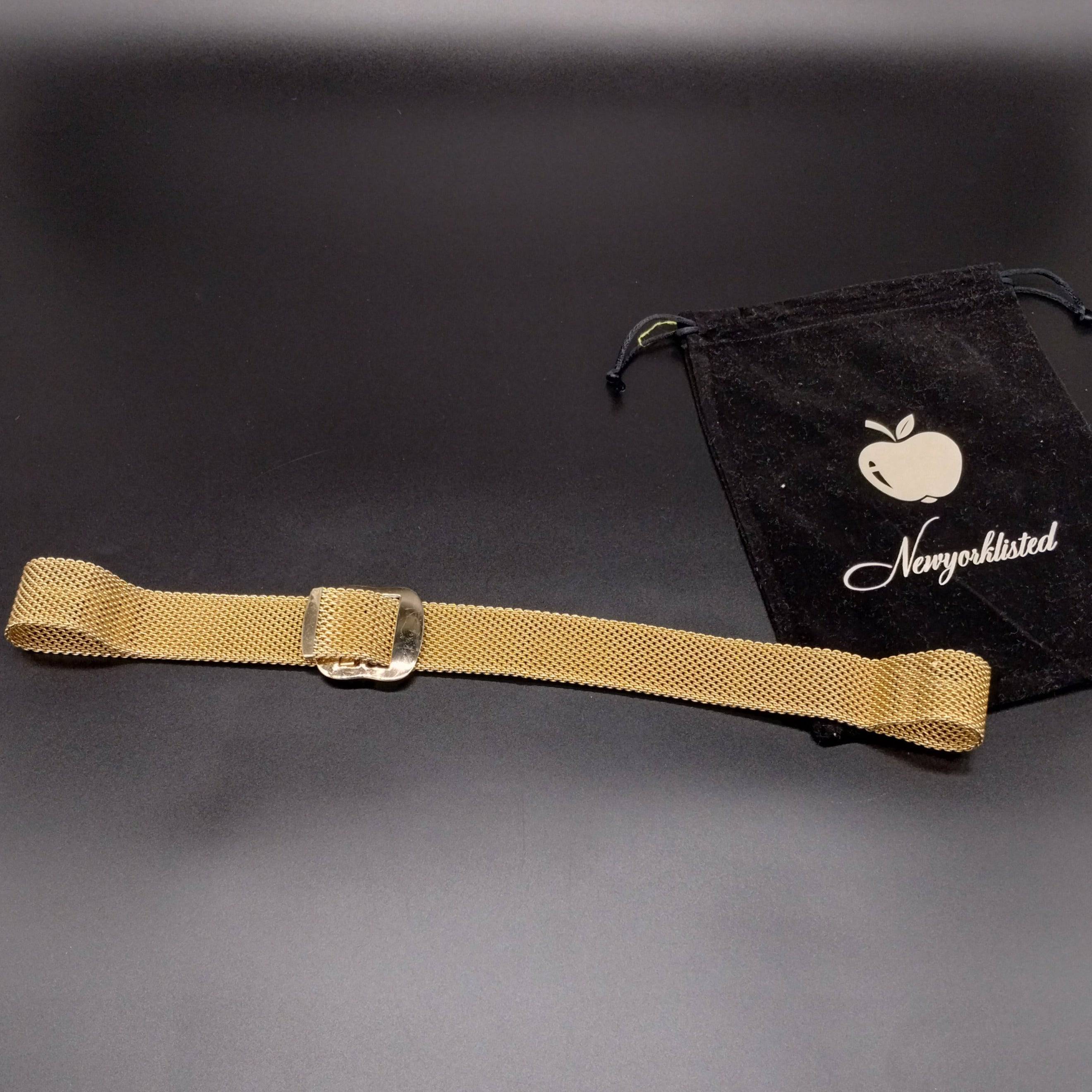 NEWYORKLISTED Gorgeous Vintage Sarah Coventry 10K Gold Plated Belt - NEWYORKLISTED