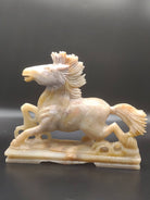 Timeless Elegance: Hand-Carved Horse Sculpture: NEWYORKLISTED UNIQUE FINDS COLLECTION - NEWYORKLISTED