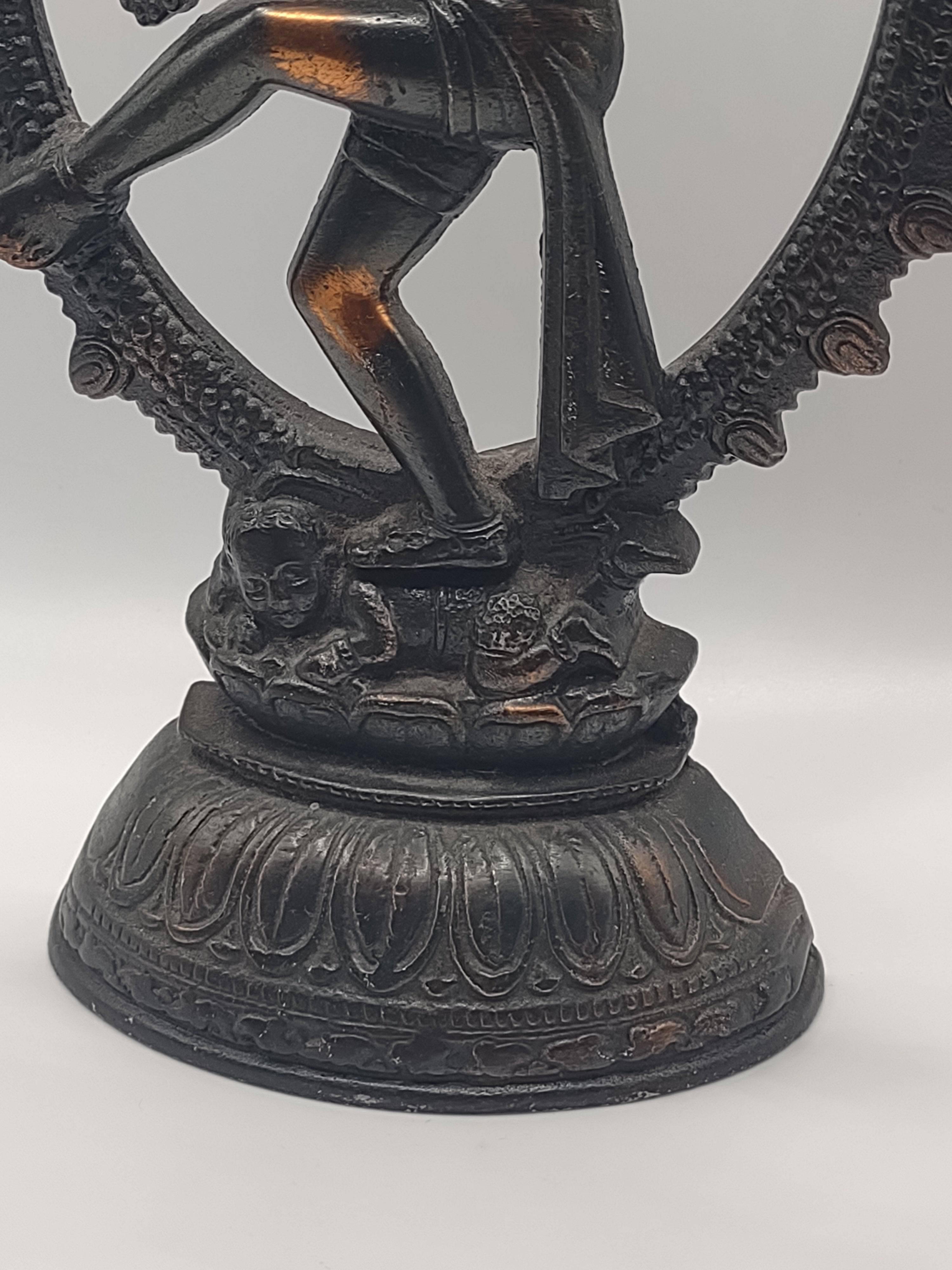 Nataraja Statue – Cosmic Shiva Dancing in Circle of Flames: NEWYORKLISTED UNIQUE FINDS COLLECTION - NEWYORKLISTED