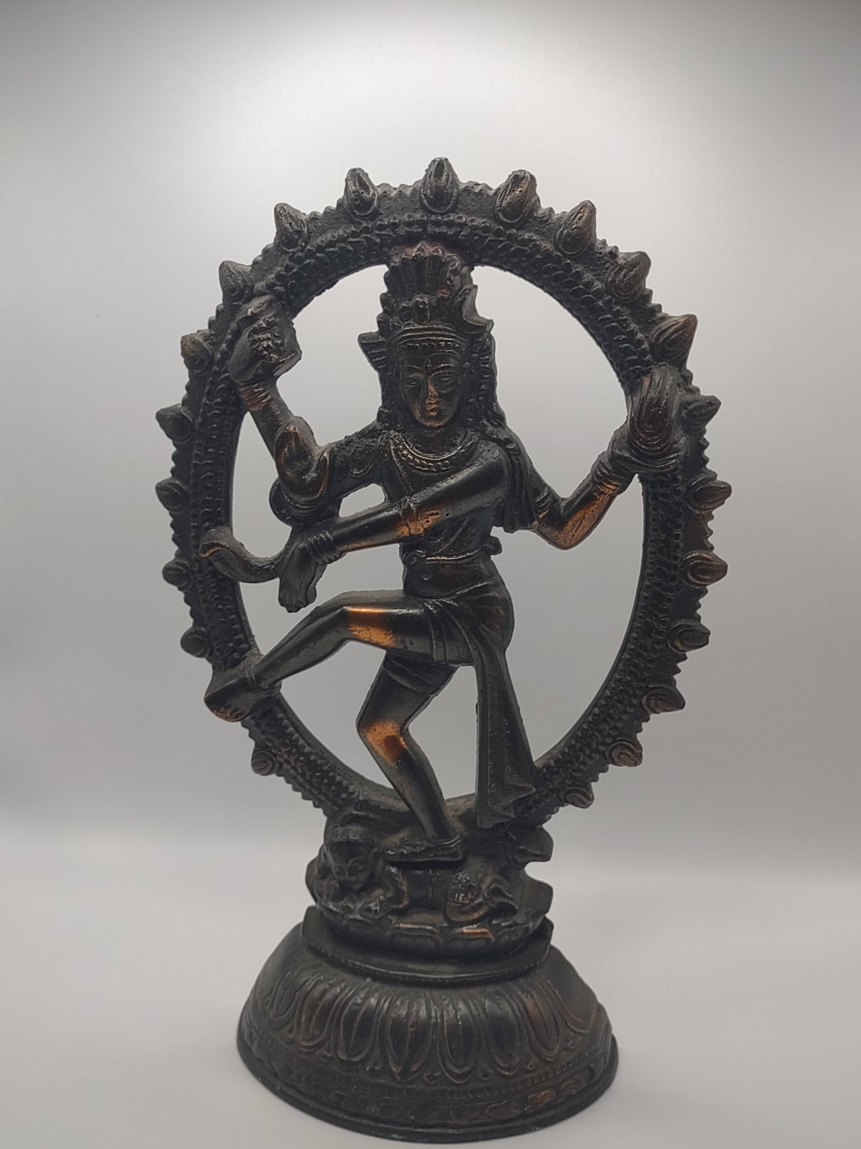 Nataraja Statue – Cosmic Shiva Dancing in Circle of Flames: NEWYORKLISTED UNIQUE FINDS COLLECTION - NEWYORKLISTED