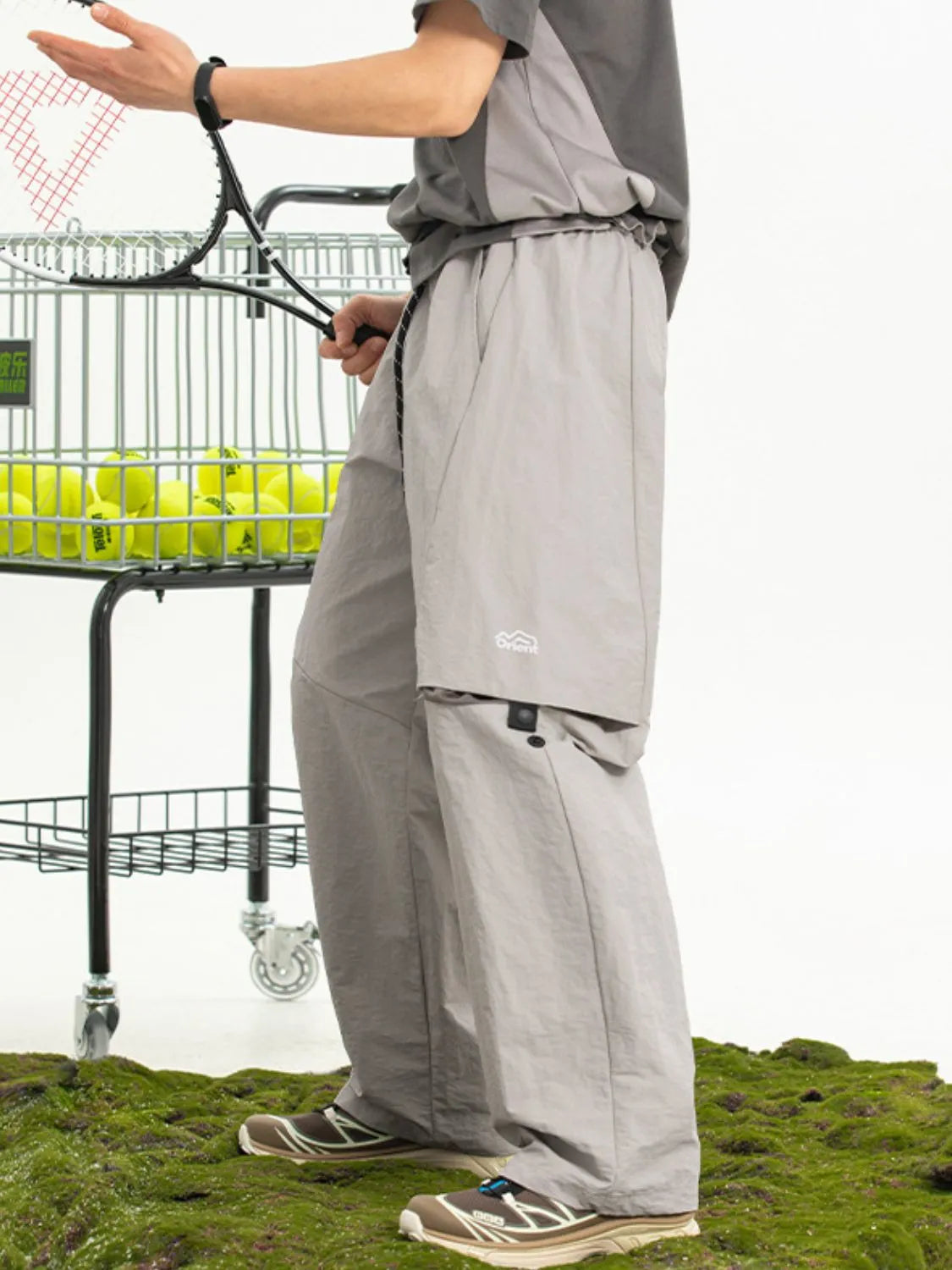 Men’s nylon drawstring pants with side pockets – NEWYORKLISTED ATLAS MEN'S COLLECTION