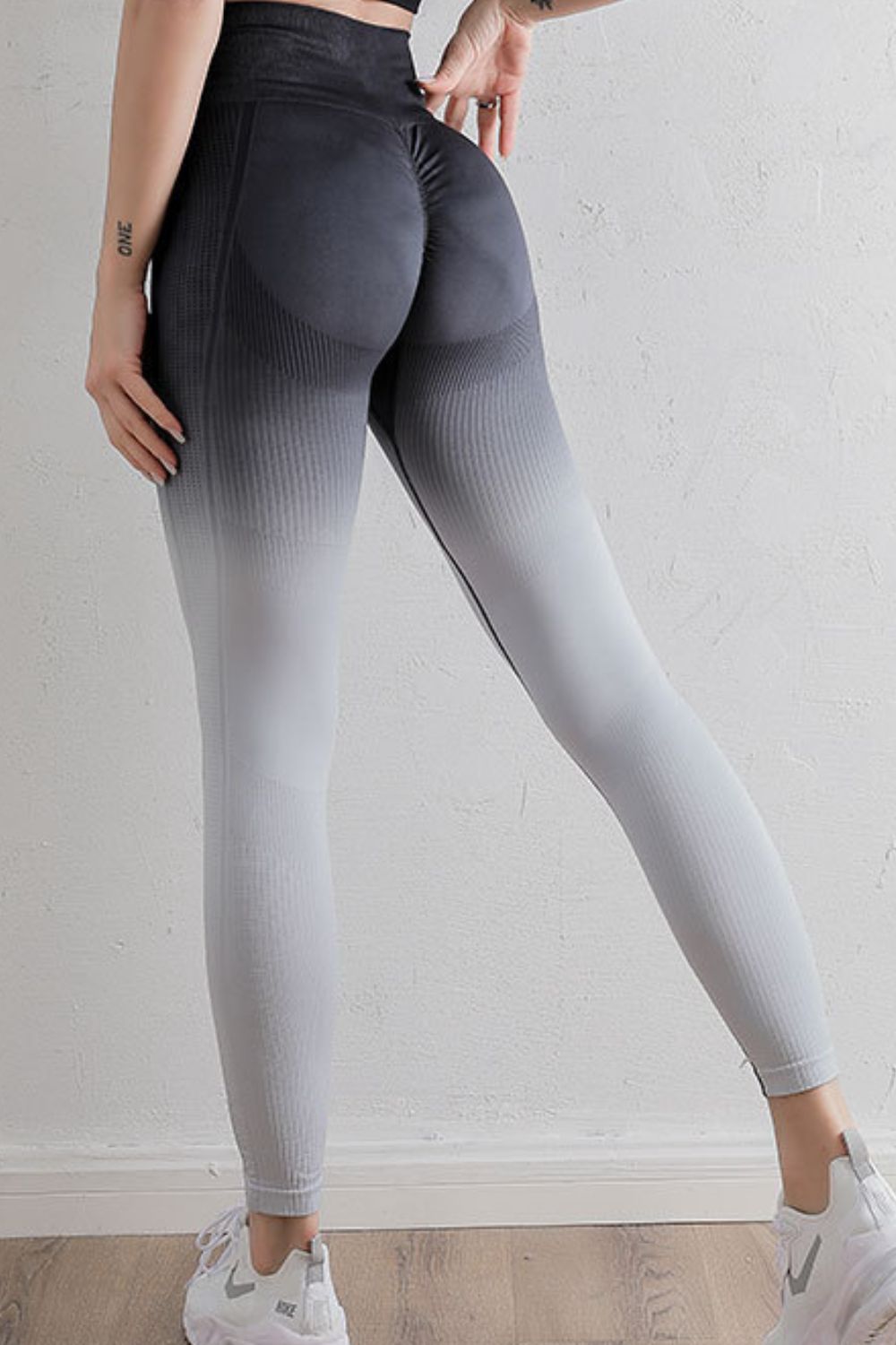 Gradient High Waist Sports Leggings - NEWYORKLISTED