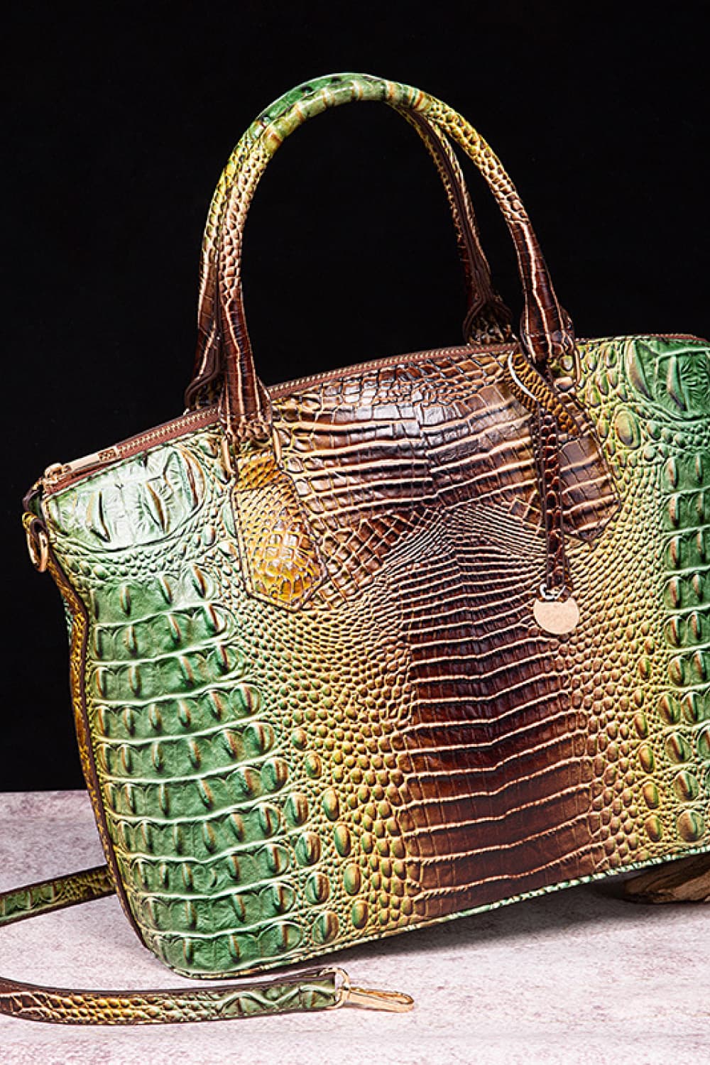 NEWYORKLISTED STYLE COLLECTION: Rainbow Gradient Vegan Leather Handbag - NEWYORKLISTED