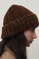 Solid Color Thermal Knit Hat - NEWYORKLISTED