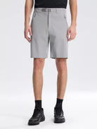 NEWYORKLISTED ATLAS MEN's COLLECTION: Person wearing gray shorts on a white background