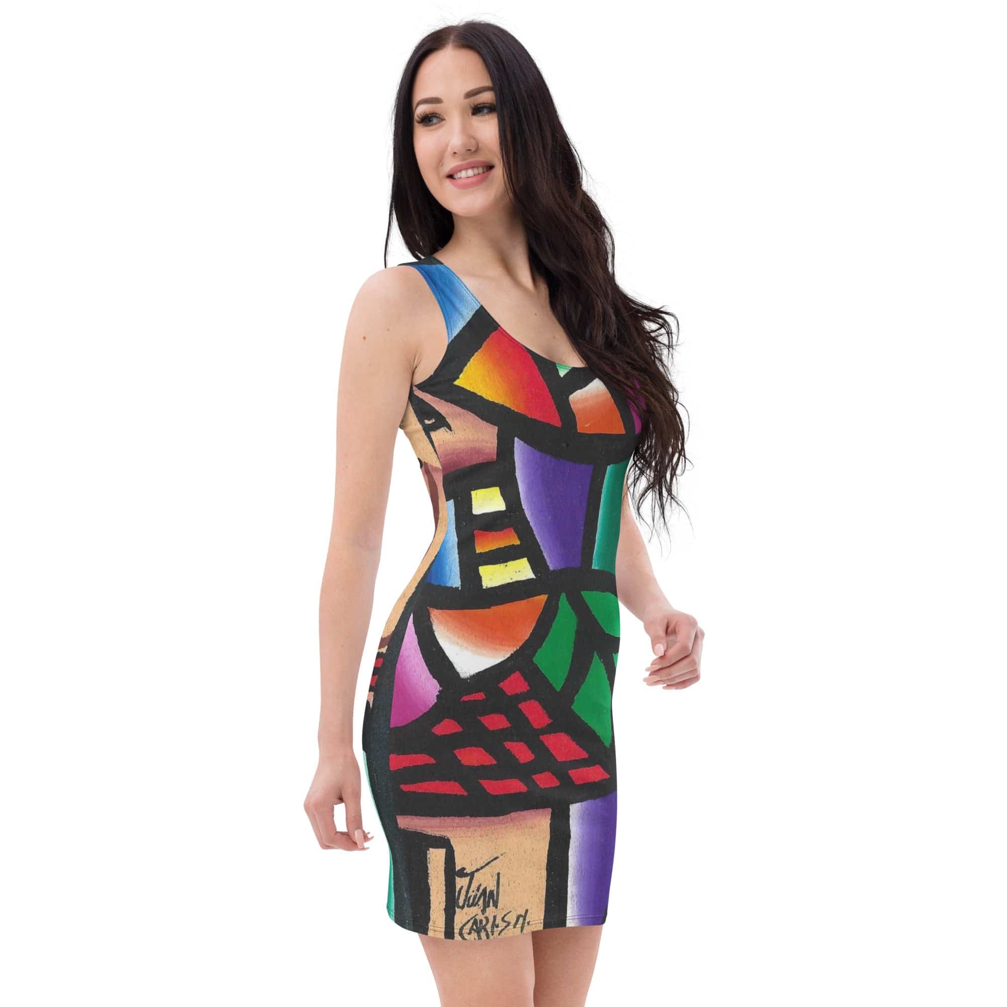 NEWYORKLISTED GRAFFITI ART DRESS - NEWYORKLISTED