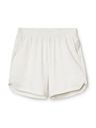White shorts on a white background