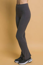 NEWYORKLISTED STYLE COLLECTION: High Waist Flare Leggings with Side Pockets - NEWYORKLISTED