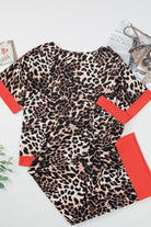 NEWYORKLISTED STYLE COLLECTION: Leopard Print Silky Top and Pants Lounge Set - NEWYORKLISTED