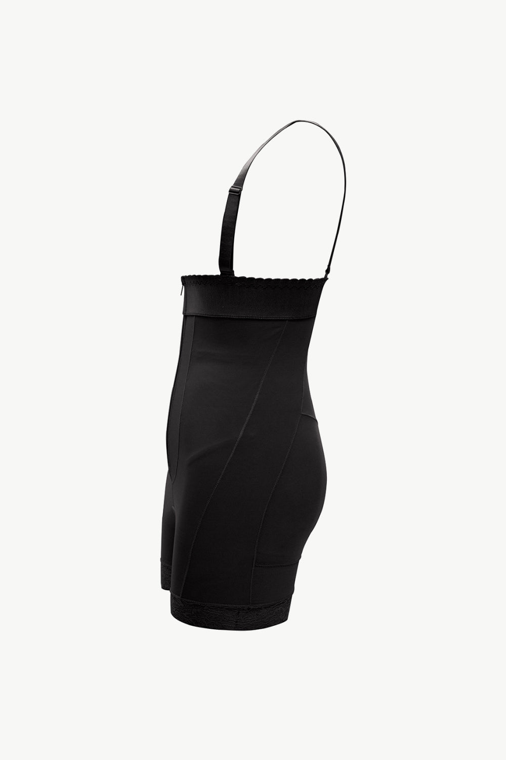 NEWYORKLISTED Intimate Apparel: Black dress with thin straps on a white background