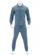 NEWYORKLISTED ATLAS MEN'S COLLECTION – Men's long-sleeve shirt and joggers two-piece set, product image 5