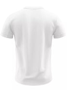 NEWYORKLISTED ATLAS MEN'S COLLECTION: White ribbed t-shirt on a white background