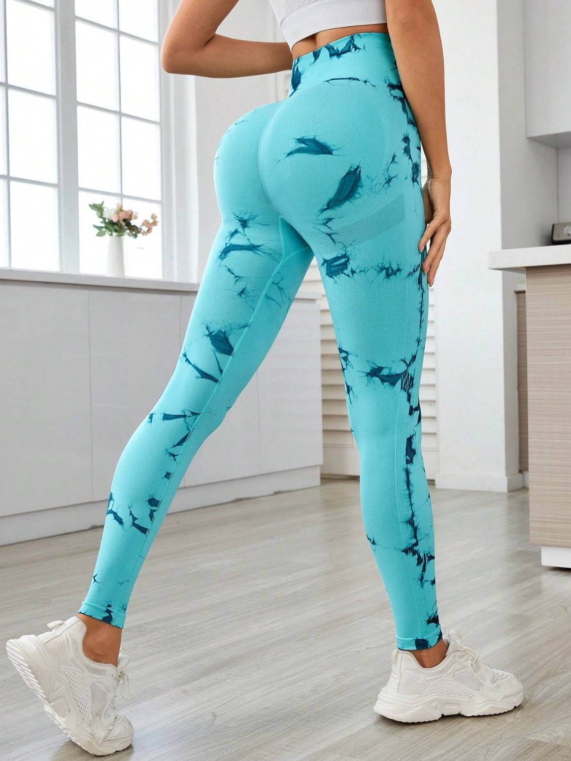 NEWYORKLISTED STYLE COLLECTION: Printed High Waist Active Leggings - NEWYORKLISTED