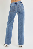 NEWYORKLISTED STYLE COLLECTION: High Rise Straight Leg Jeans - NEWYORKLISTED