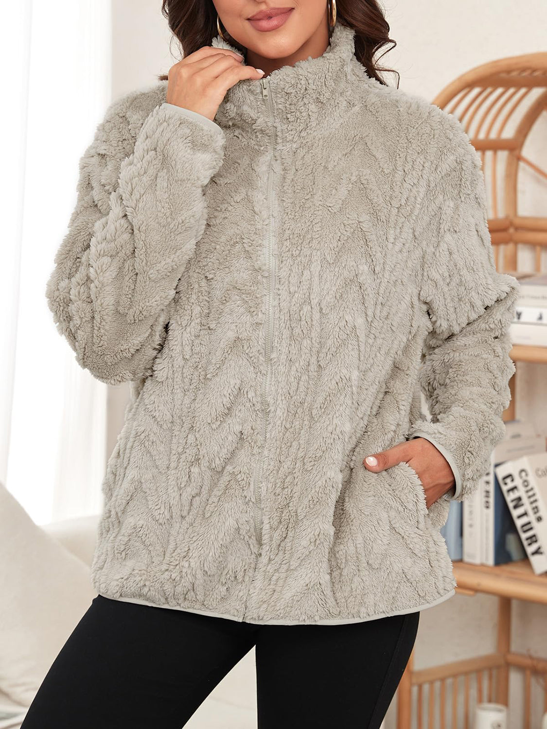 NEWYORKLISTED STYLE COLLECTION: Long Sleeve Warm Sweater Jacket - NEWYORKLISTED