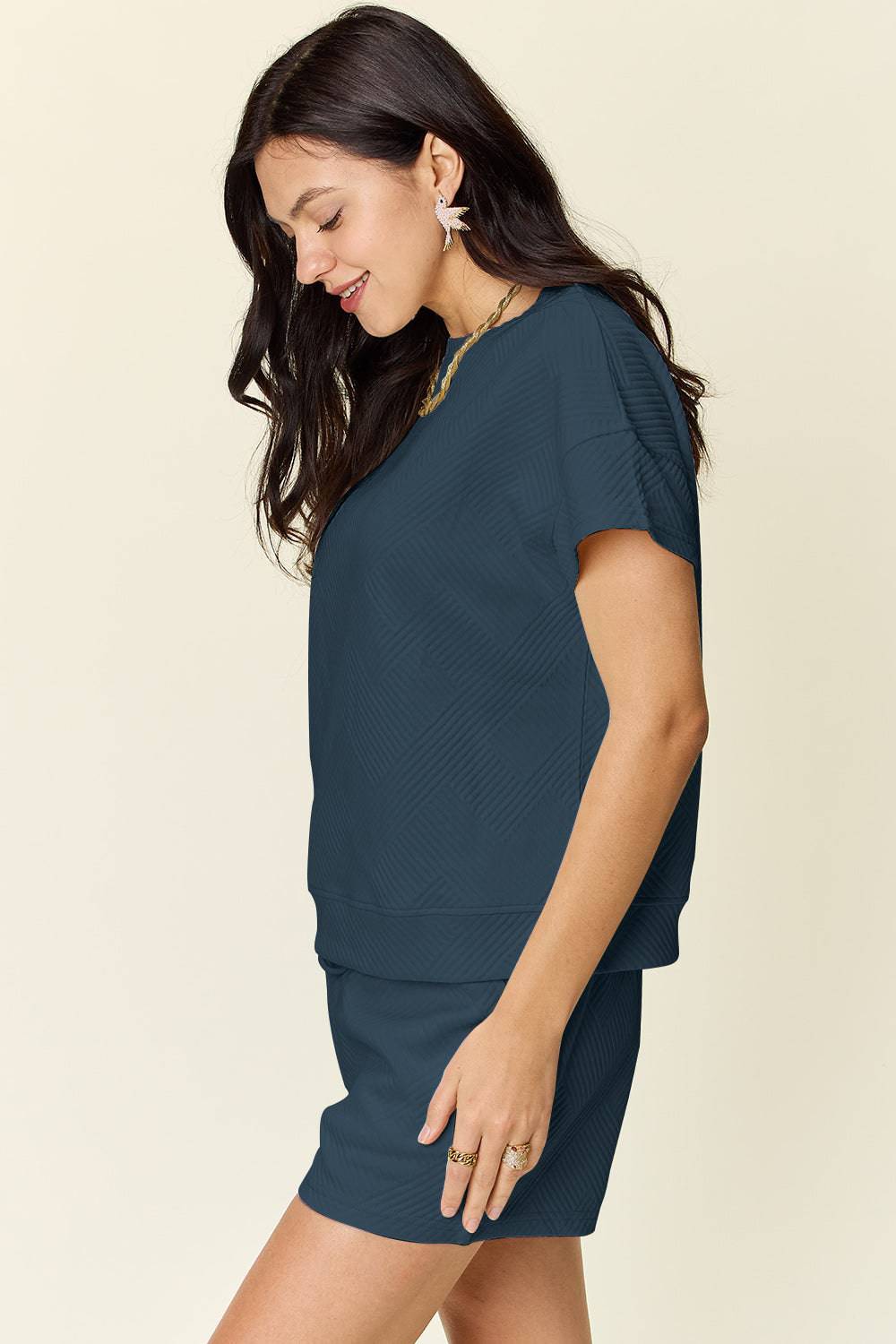 NEWYORKLISTED STYLE COLLECTION: Short Sleeve T-Shirt and Drawstring Shorts Set - NEWYORKLISTED