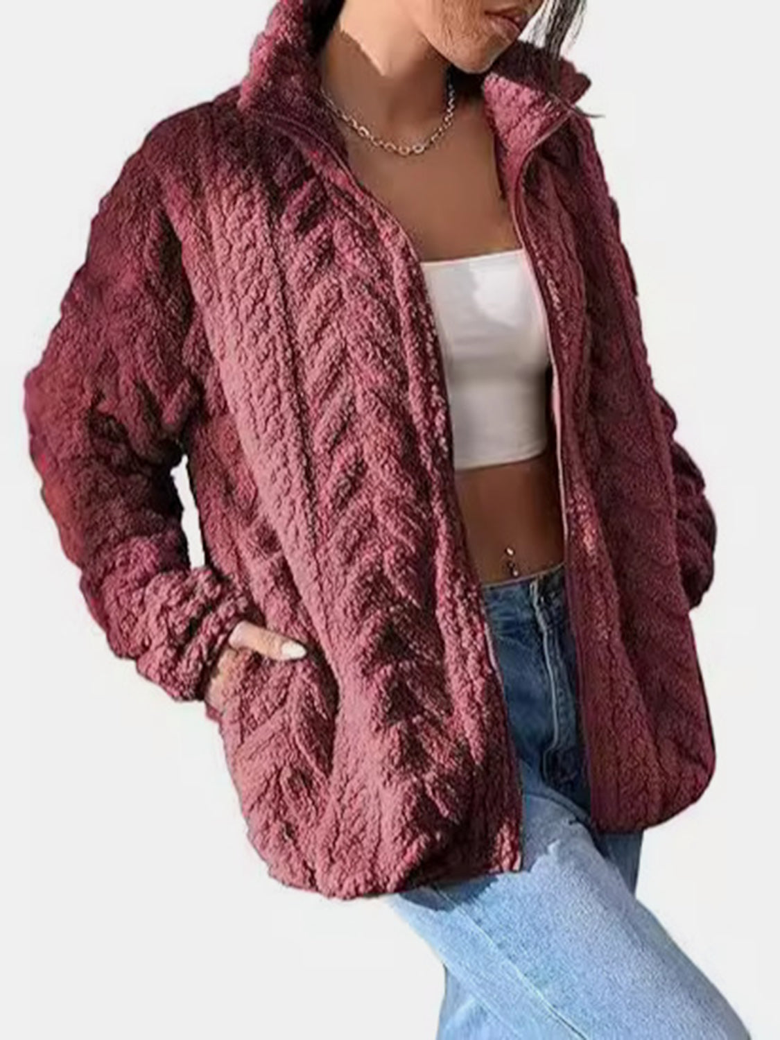 NEWYORKLISTED STYLE COLLECTION: Long Sleeve Warm Sweater Jacket - NEWYORKLISTED