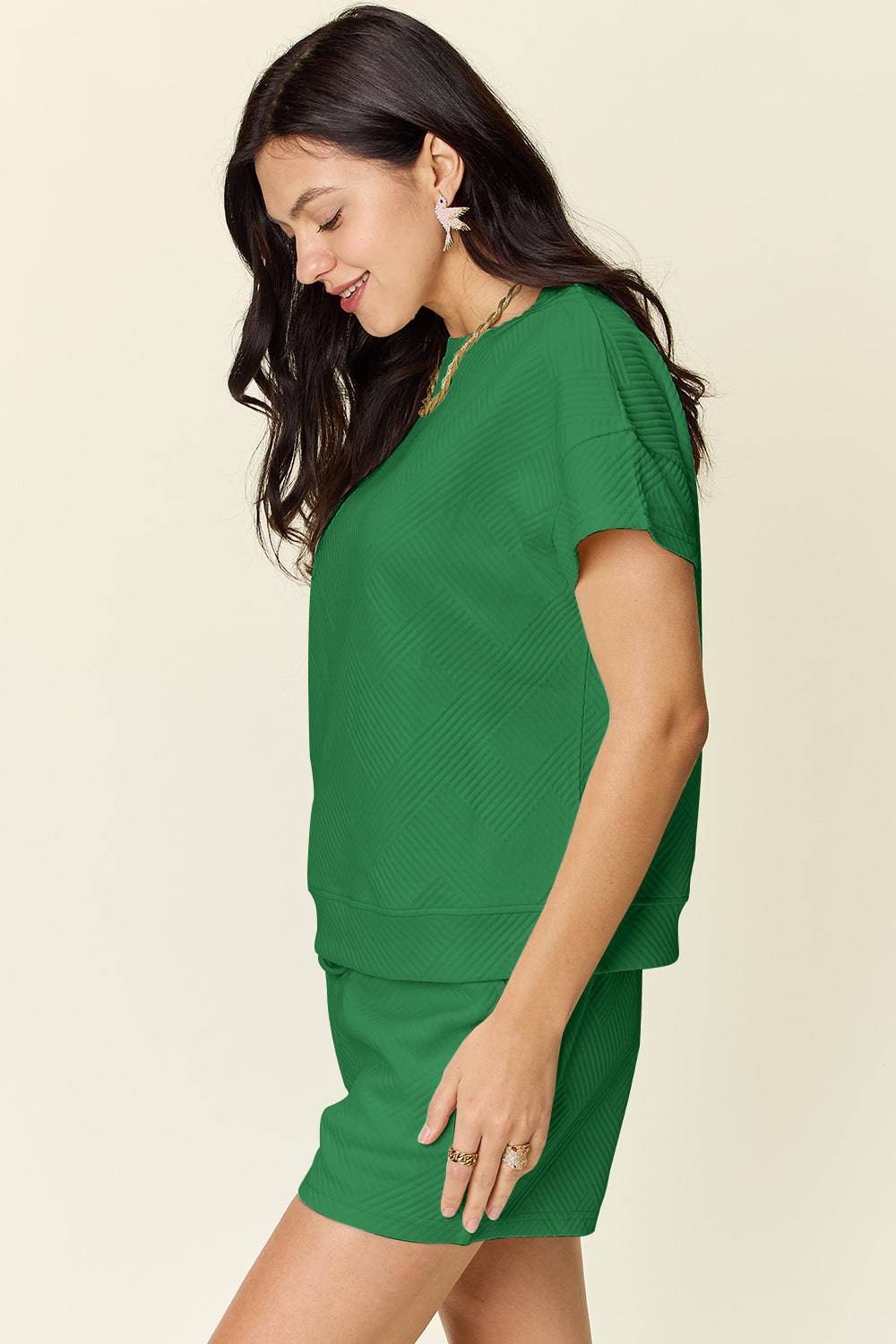NEWYORKLISTED STYLE COLLECTION: Short Sleeve T-Shirt and Drawstring Shorts Set - NEWYORKLISTED