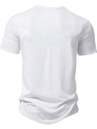 NEWYORKLISTED ATLAS MEN'S COLLECTION: White t-shirt on a white background