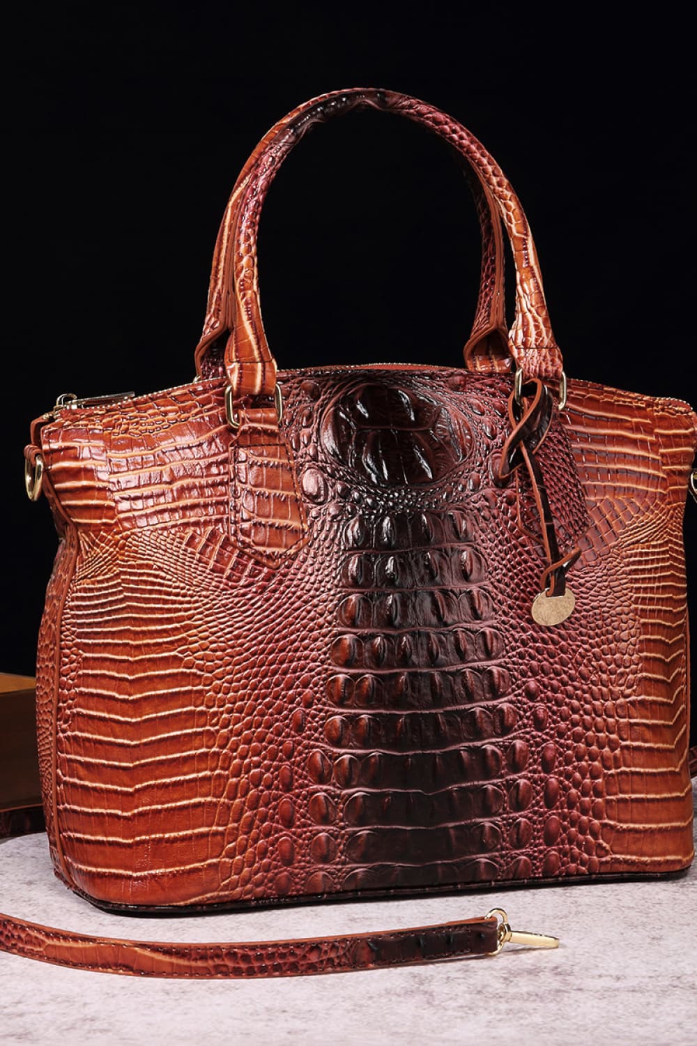 NEWYORKLISTED STYLE COLLECTION: Rainbow Gradient Vegan Leather Handbag - NEWYORKLISTED