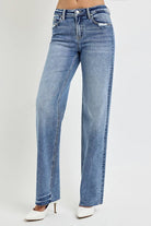 NEWYORKLISTED STYLE COLLECTION: High Rise Straight Leg Jeans - NEWYORKLISTED