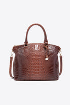 NEWYORKLISTED STYLE COLLECTION: Vegan Leather Crocodile Pattern Handbag