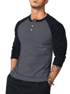 

NEWYORKLISTED ATLAS MEN'S COLLECTION: Men's Round Neck Raglan Sleeve T-Shirt