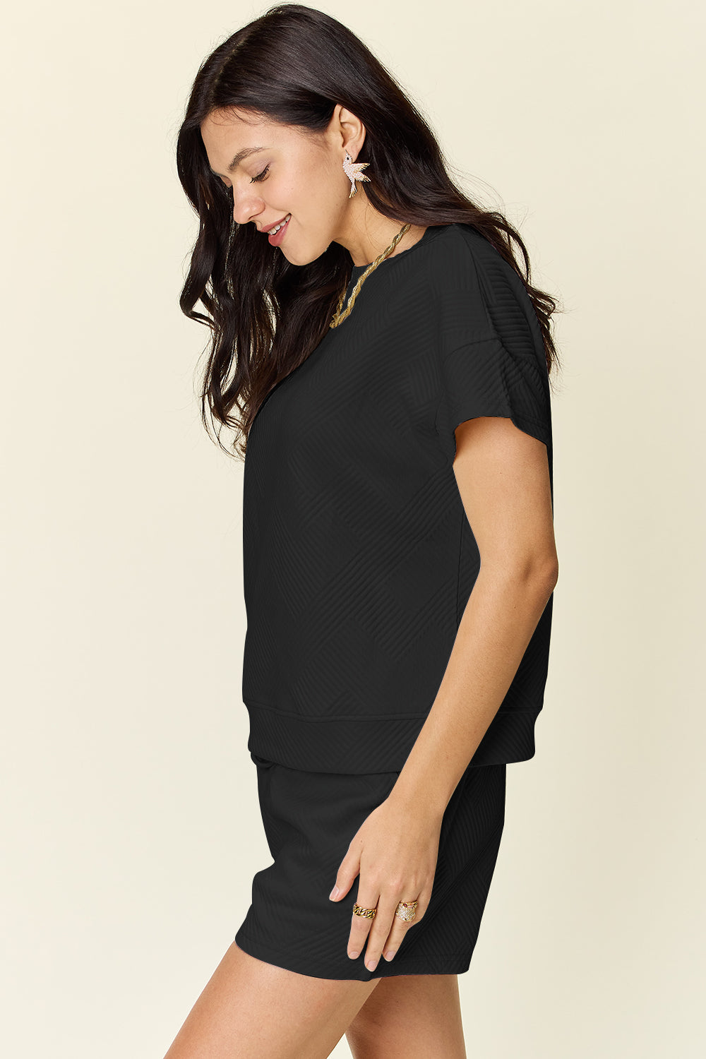 NEWYORKLISTED STYLE COLLECTION: Short Sleeve T-Shirt and Drawstring Shorts Set - NEWYORKLISTED