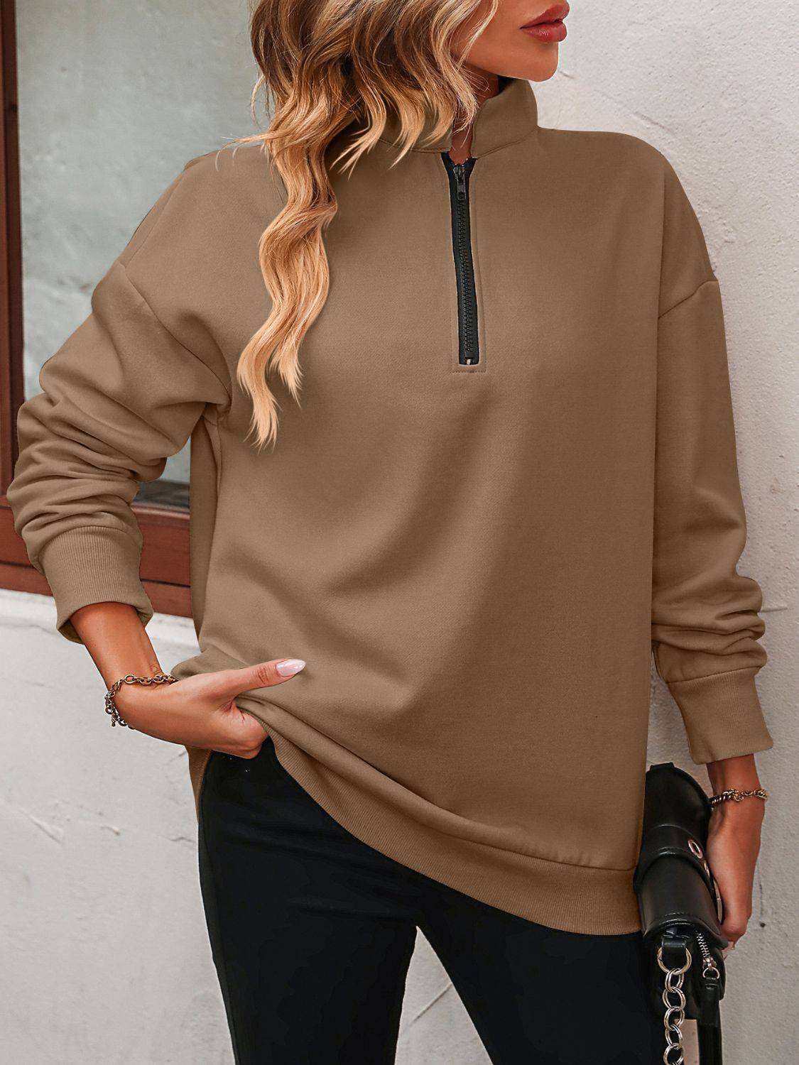 NEWYORKLISTED STYLE COLLECTION: Dropped Shoulder Sweatshirt - NEWYORKLISTED