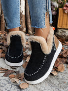 NEWYORKLISTED STYLE COLLECTION: Furry Suede Comfort Flats - NEWYORKLISTED