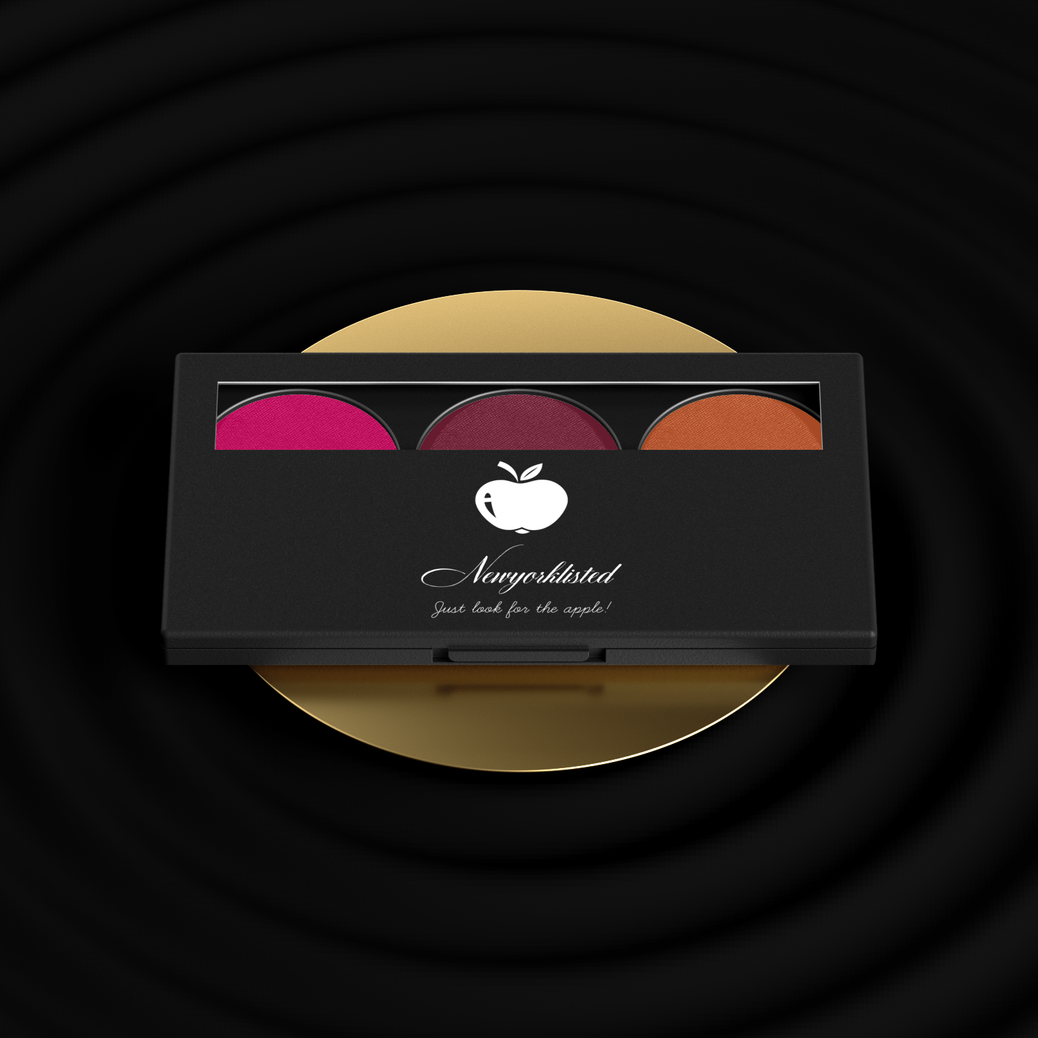 NEWYORKLISTED Cosmetic Collection Warm Red Eyeshadow Palette