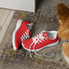 NEWYORKLISTED Style Collection: On the Run Bright Red Athletic Shoes