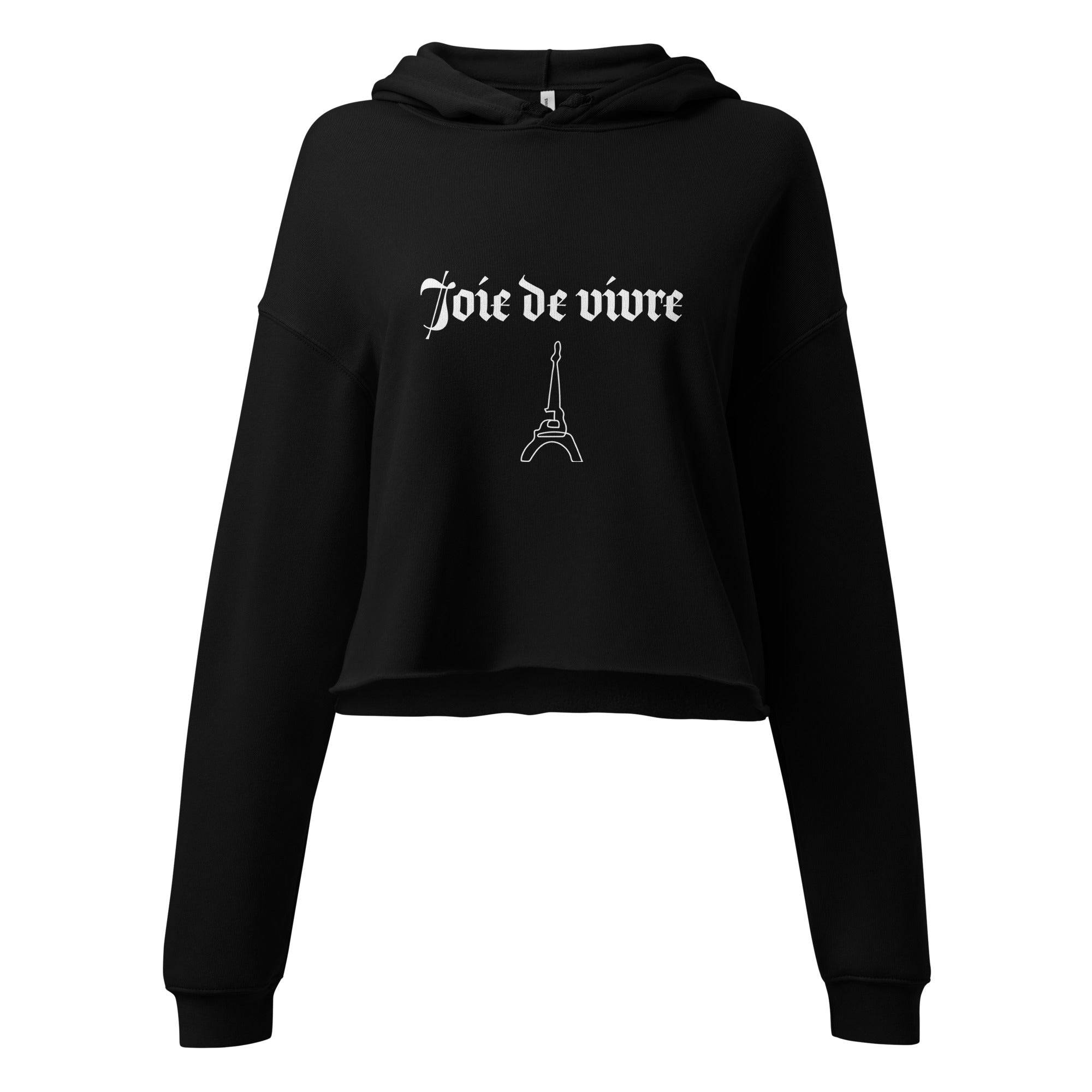 NEWYORKLISTED STYLE COLLECTION: Parlez-Vous Francais Crop Hoodie - NEWYORKLISTED