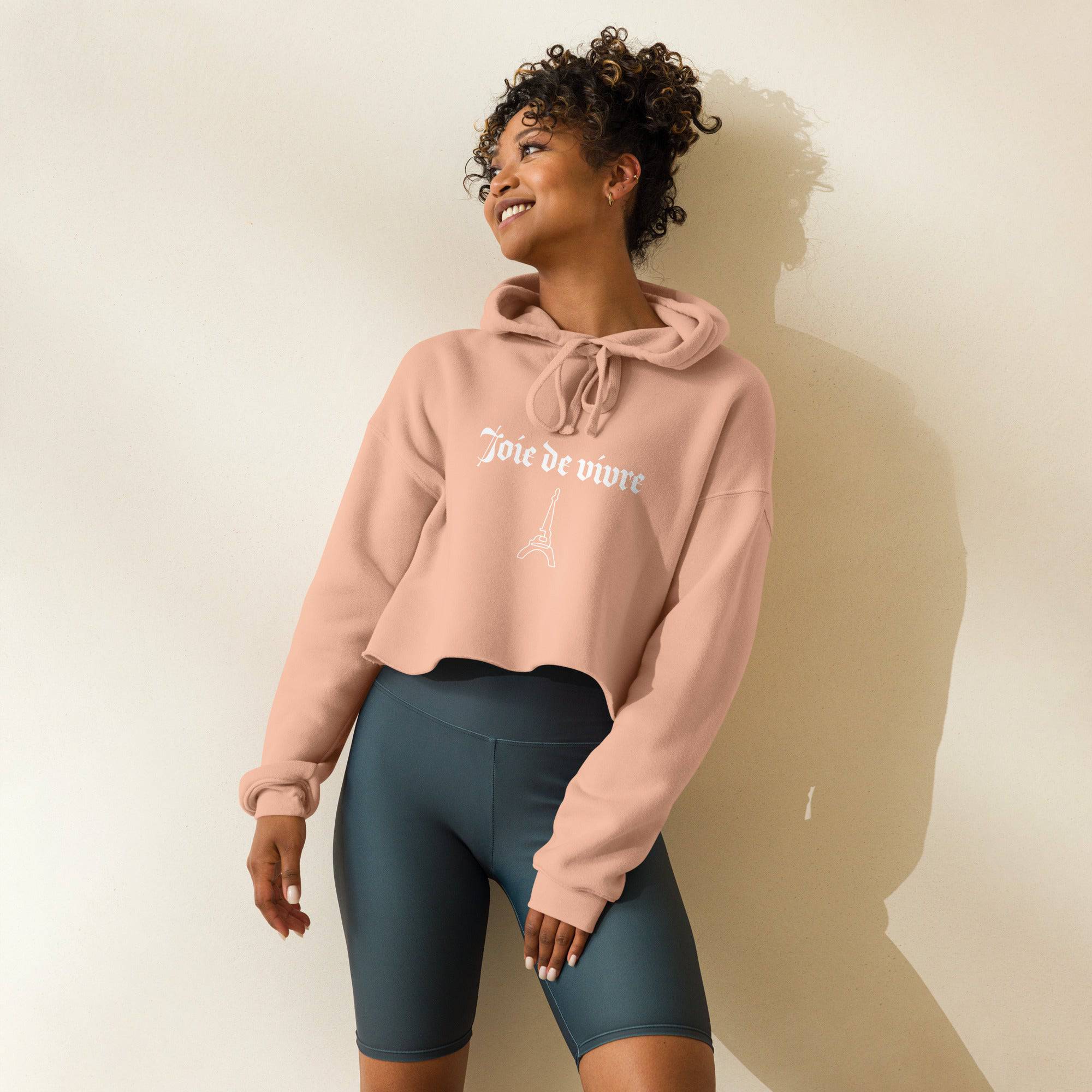 NEWYORKLISTED STYLE COLLECTION: Parlez-Vous Francais Crop Hoodie - NEWYORKLISTED