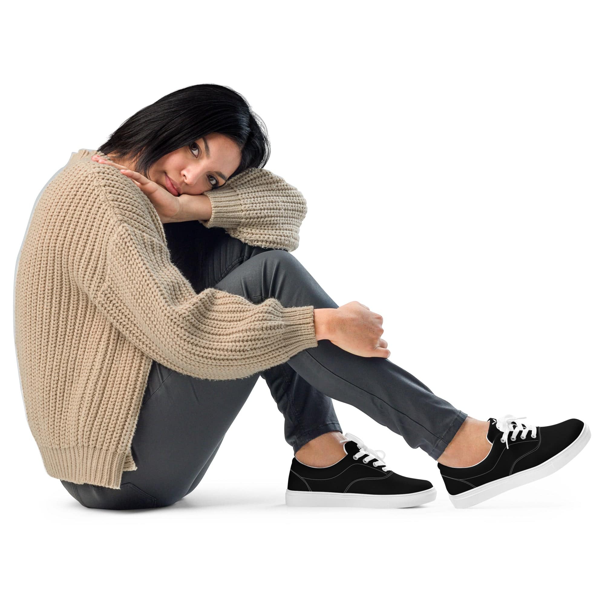 NEWYORKLISTED STYLE COLLECTION: WOMEN'S BACK in BLACK EVERYDAY CANVAS SHOE - NEWYORKLISTED